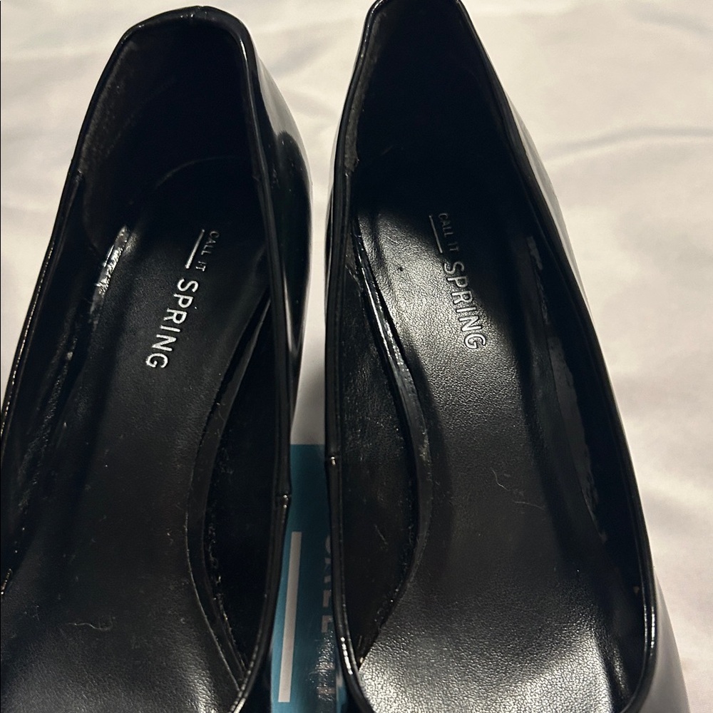 Call it spring patent black wedge heels - Picture 8 of 12